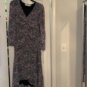 Astr the label floral midi dress